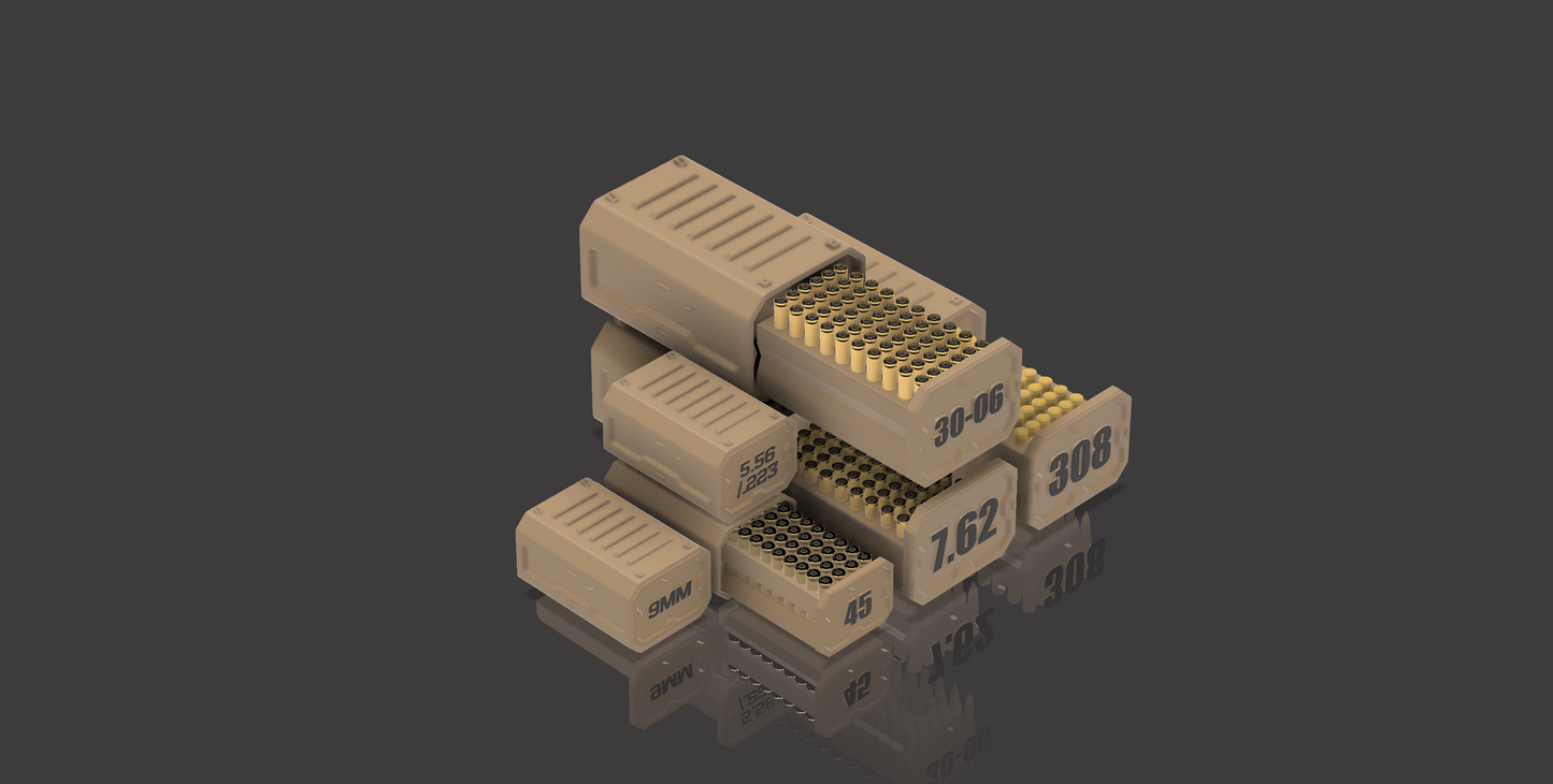 Custom Bundle - 45/556/9mm/308/762/30-06 - 3D printable