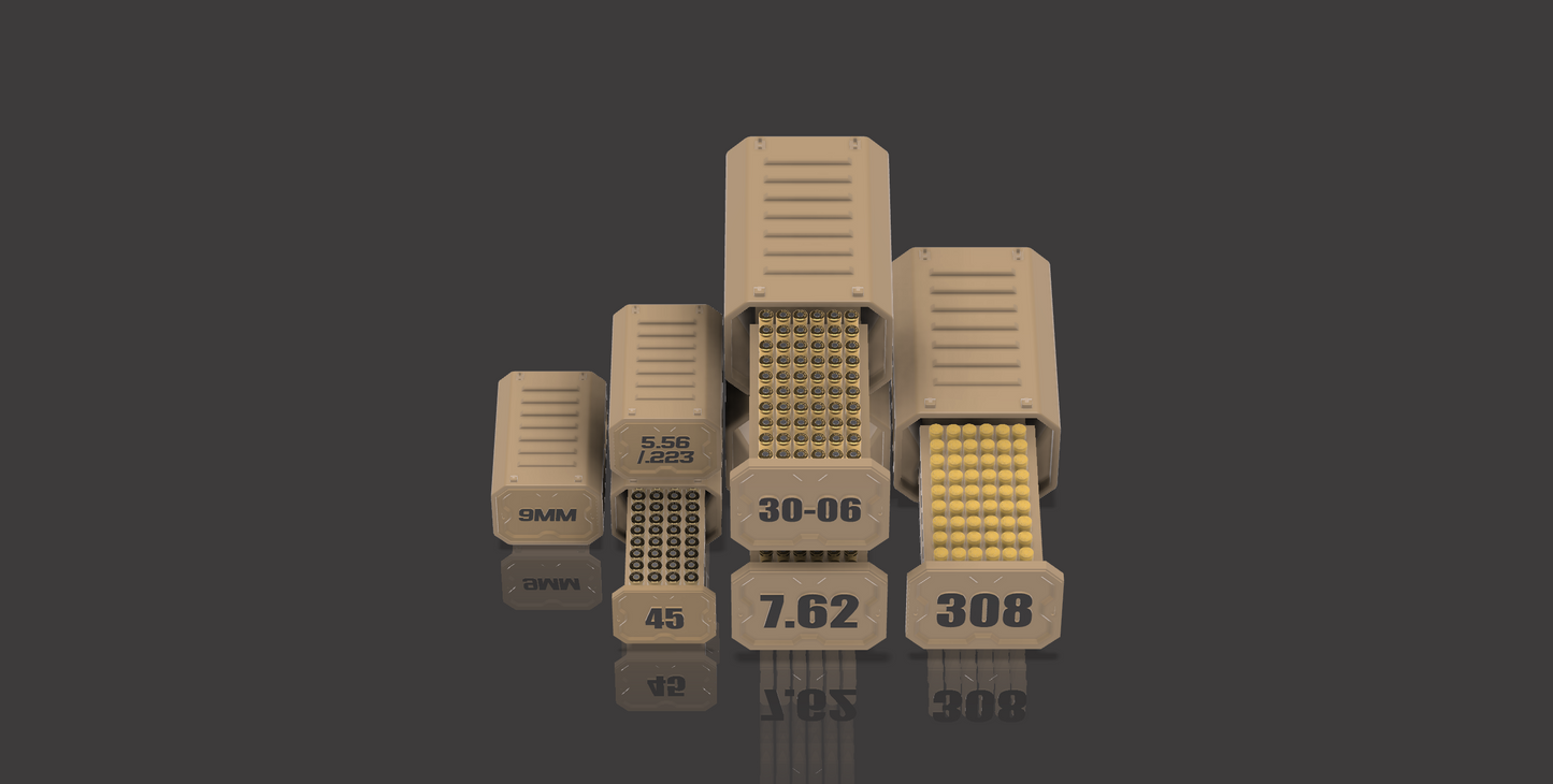 Custom Bundle - 45/556/9mm/308/762/30-06 - 3D printable