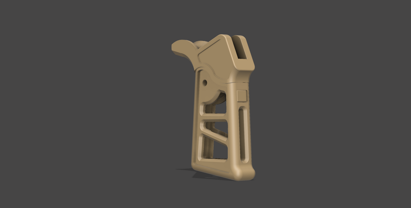 ERGONOMIC FOLDING PISTOL GRIP FOR M16/M4/AR15 - 3D printable