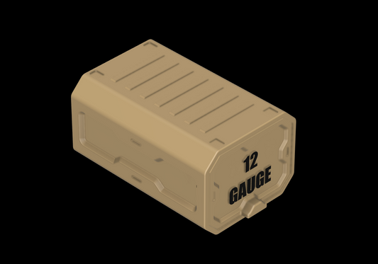 12 Gauge - Print It Yourself Ammo box- 24 Round- STL