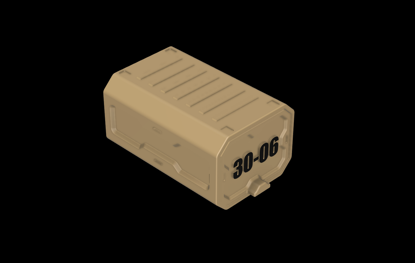 30-06- Print It Yourself Ammo box- 60 Round- STL