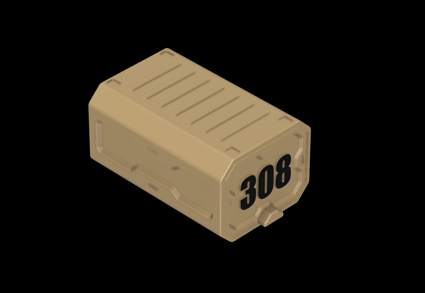 308 - Print It Yourself Ammo box- 60 Round- STL