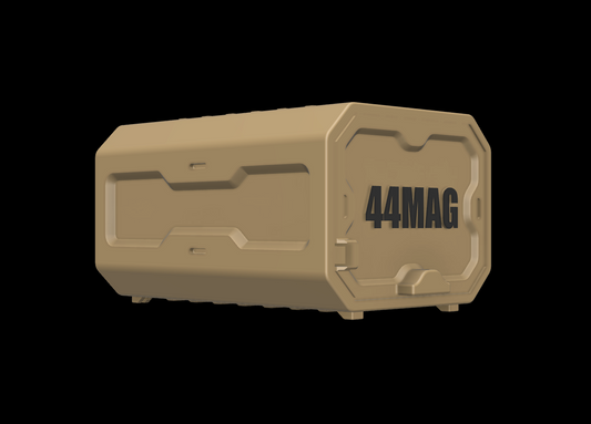 .44MAG Ammo Box w/Locking - 3D Printable