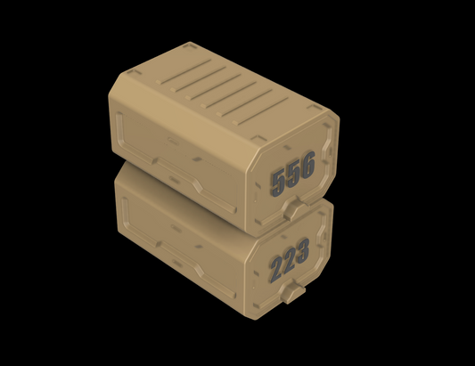 223/5.56- Print It Yourself Ammo box- 50 Round- STL