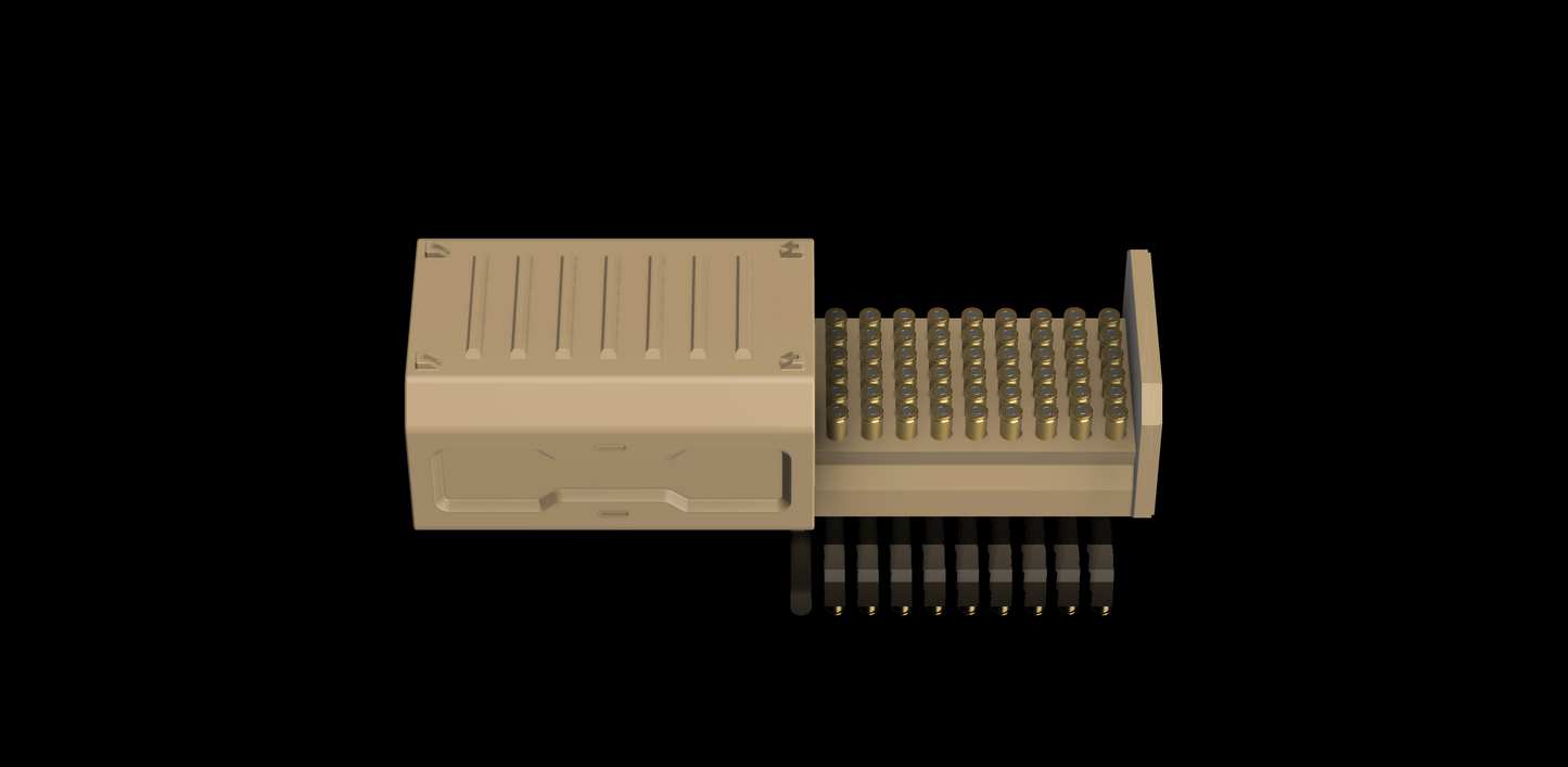 7.62 - Print It Yourself Ammo box- 60 Round- STL