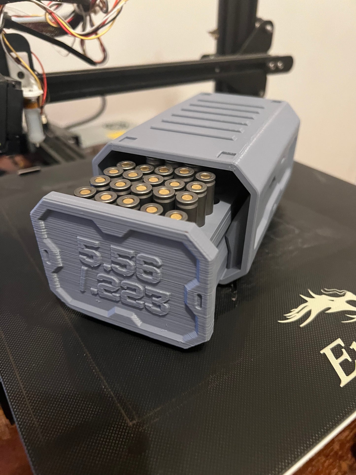 223/5.56- Print It Yourself Ammo box- 50 Round- STL