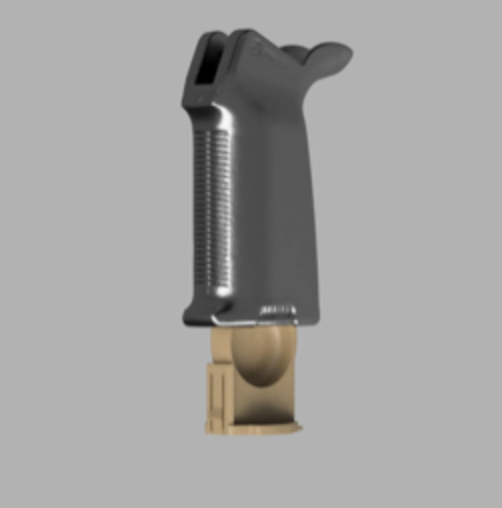 Apple AirTag Mount for Magpul MOE Grip - 3D Printable