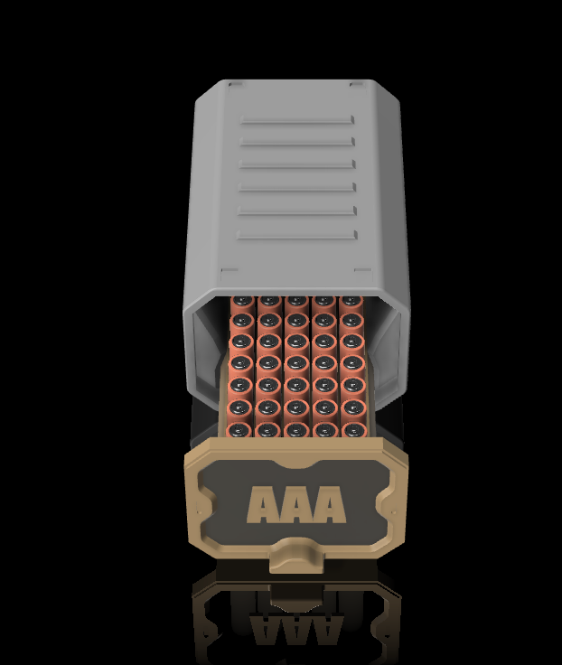 .1 - AA/AAA Battery Storage Box - 3D Printable