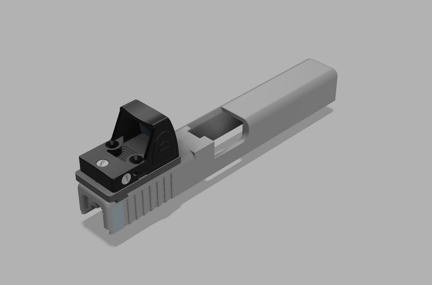 .1 - Universal Optics Mount For Glock - 3D printable