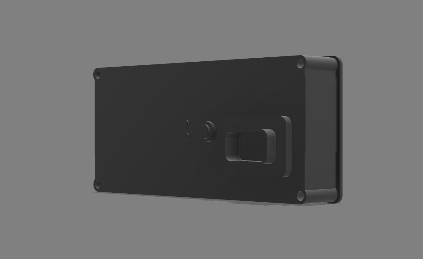 HOLLEY 6.86 PRO DASH SCREEN BLANK - 3D Printable