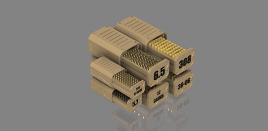 Bundle Deal x2 - Print It Yourself Ammo boxes - 3D printable