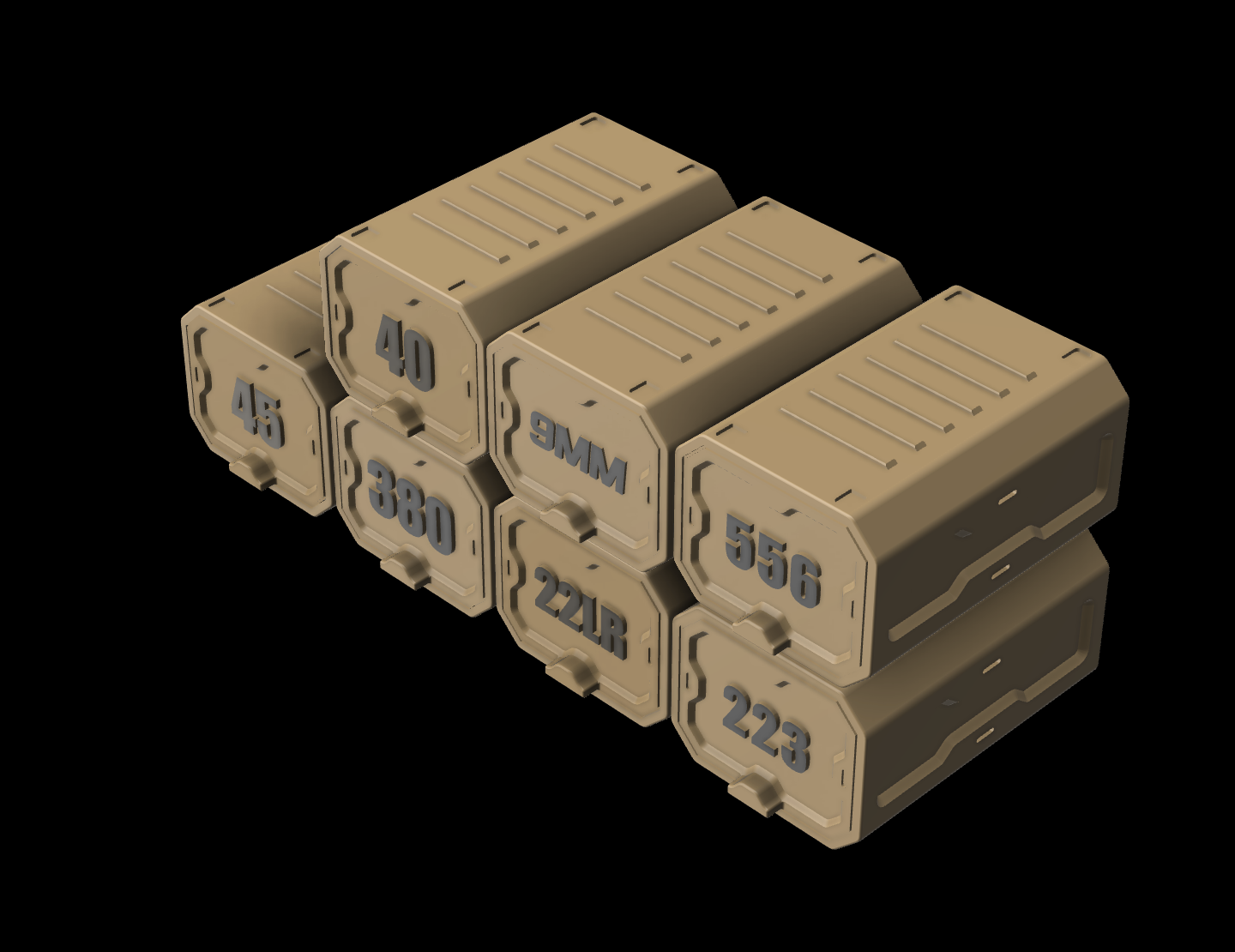 Bundle Deal - Print It Yourself Ammo boxes - 3D printable