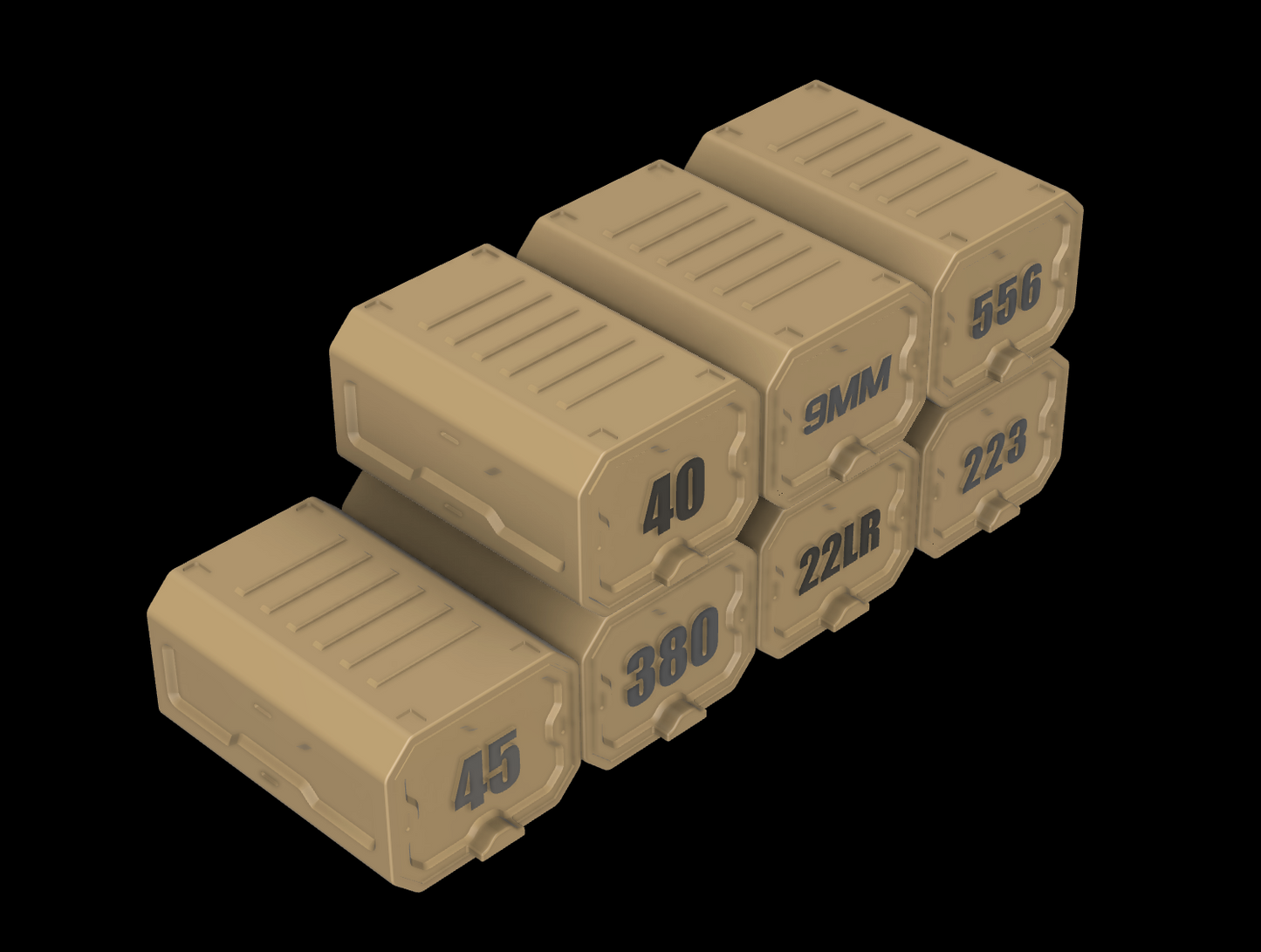 Bundle Deal - Print It Yourself Ammo boxes - 3D printable