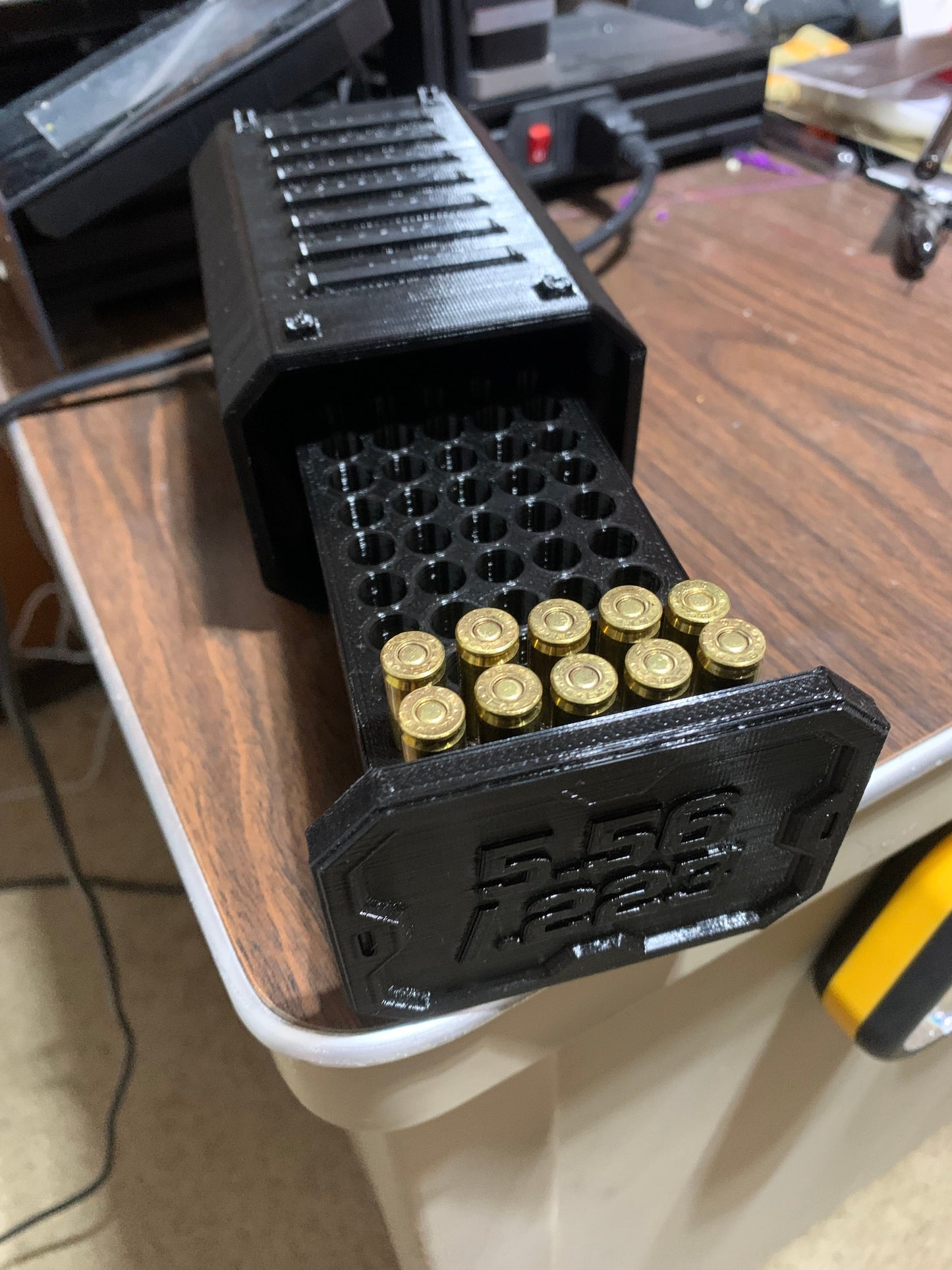 223/5.56- Print It Yourself Ammo box- 50 Round- STL